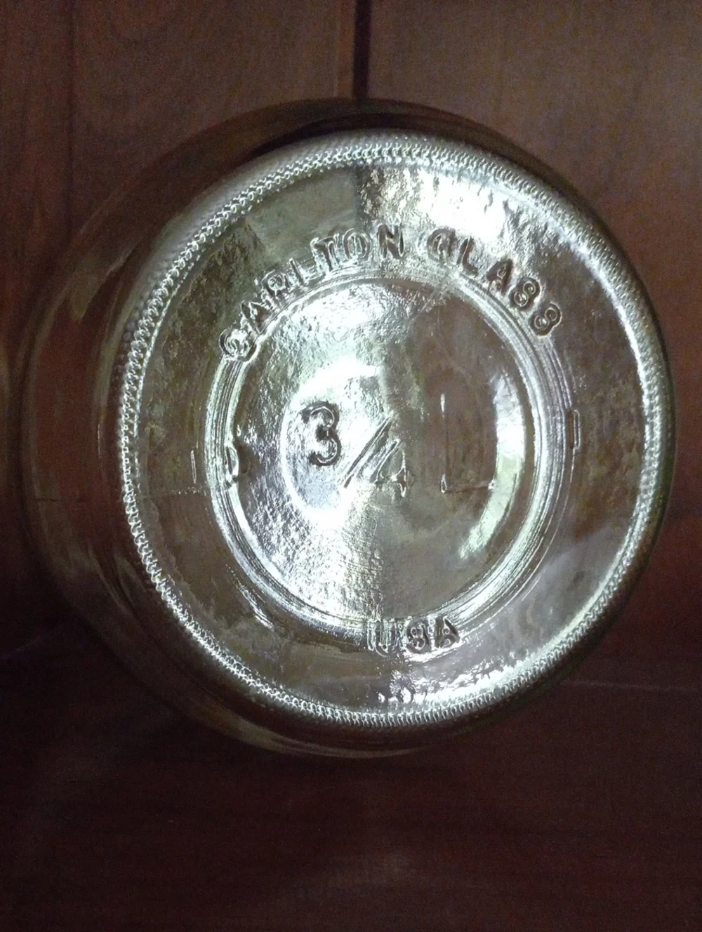 Vintage Carlton Yellow-Lidded Glass Jar with Duck Graphics